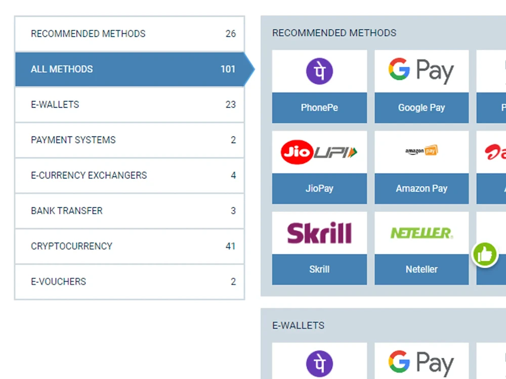 1xbet Payments flow